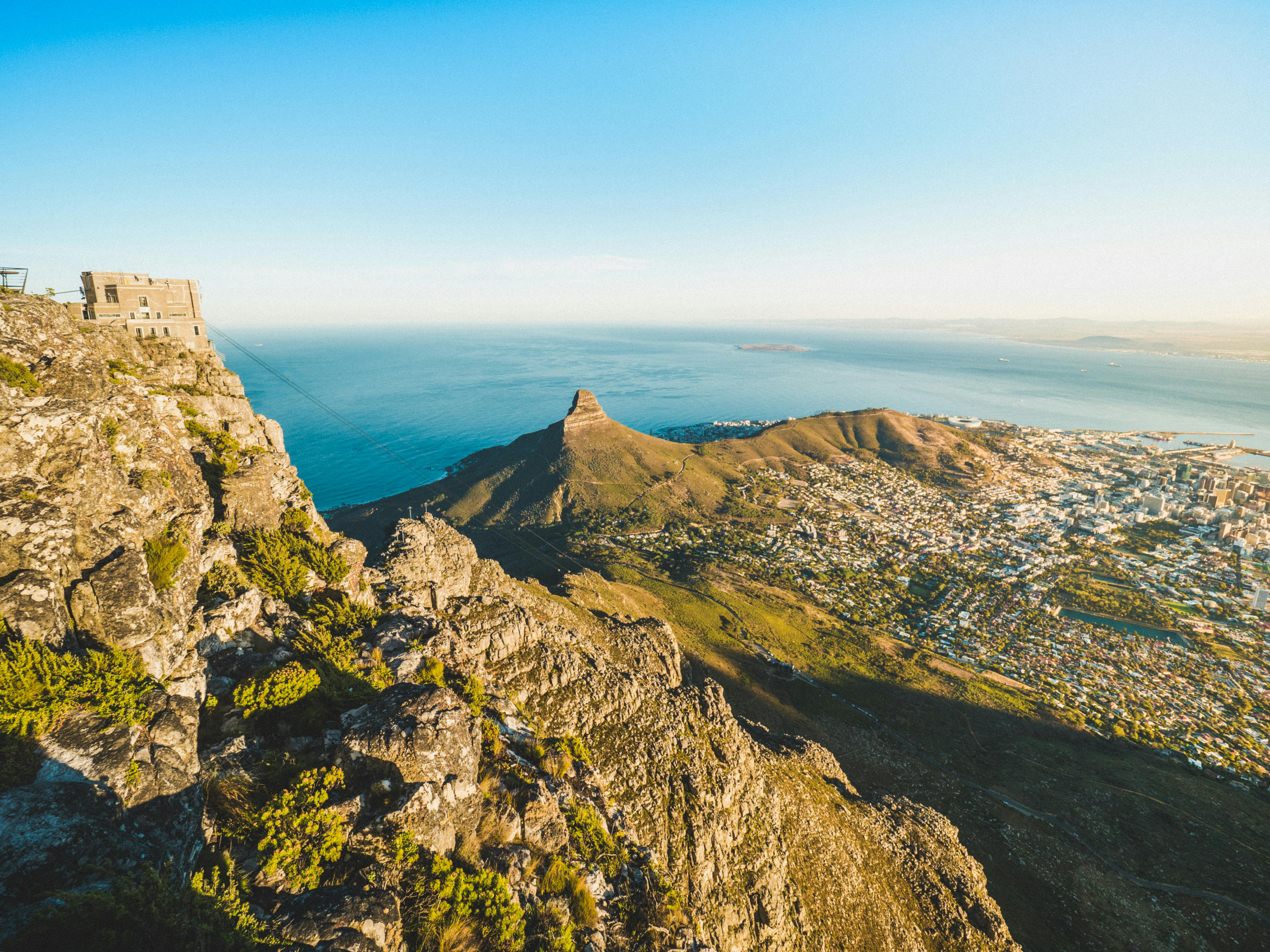 Hiking Table Mountain at sunrise